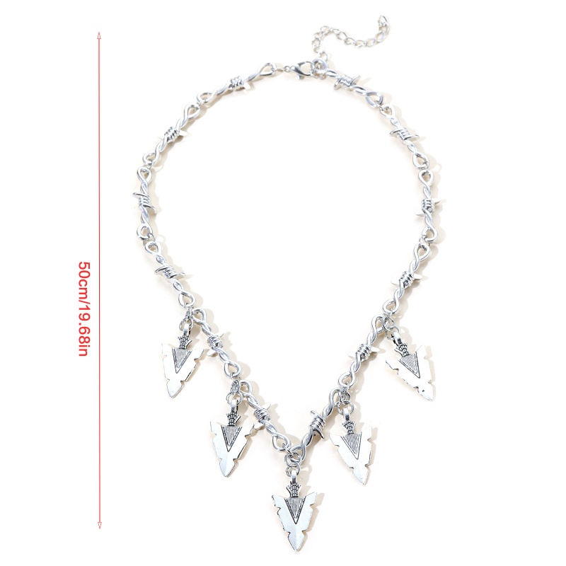 Vòng Tay Dây Gai Kim Loại Màu Bạc Phong Cách Gothic Cho Nam Và Nữ