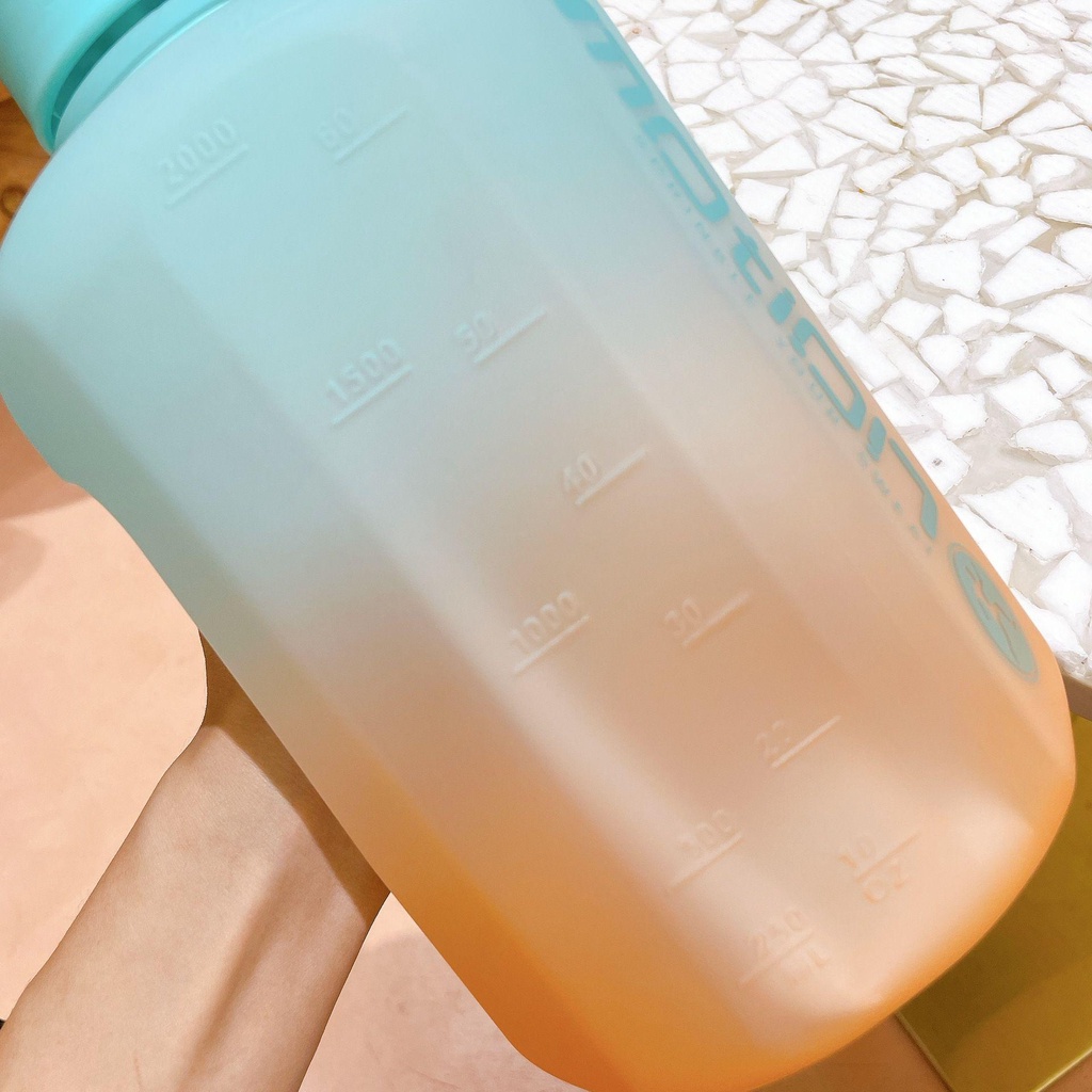 PISTA Bình Nước Thể Thao Màu Gradient