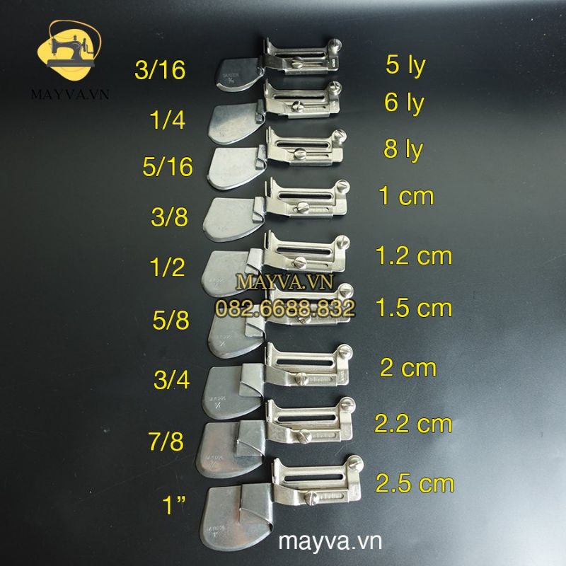 Cữ Bẻ Lai Gấp 1 Lần ( Lai gấu áo, gấu quần, váy đầm)