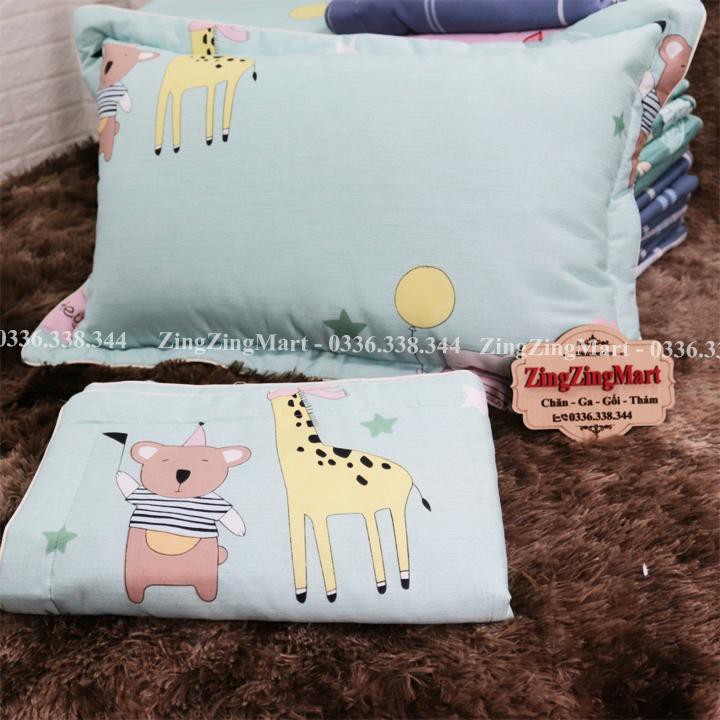 Vỏ gối COTTON 100% loại 1 Dày Mát, Có lót Bông, size 45x65cm - ZingZingMart