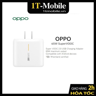 Bộ sạc nhanh oppo 65w super vooc chính hãng - bh 12 tháng