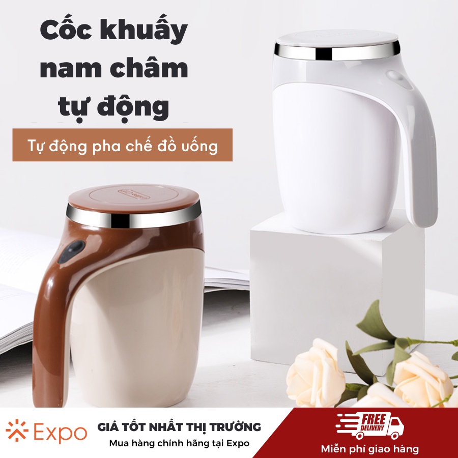 CỐC KHUẤY NAM CHÂM TỰ ĐỘNG BẰNG THÉP KHÔNG RỈ CAO CẤP