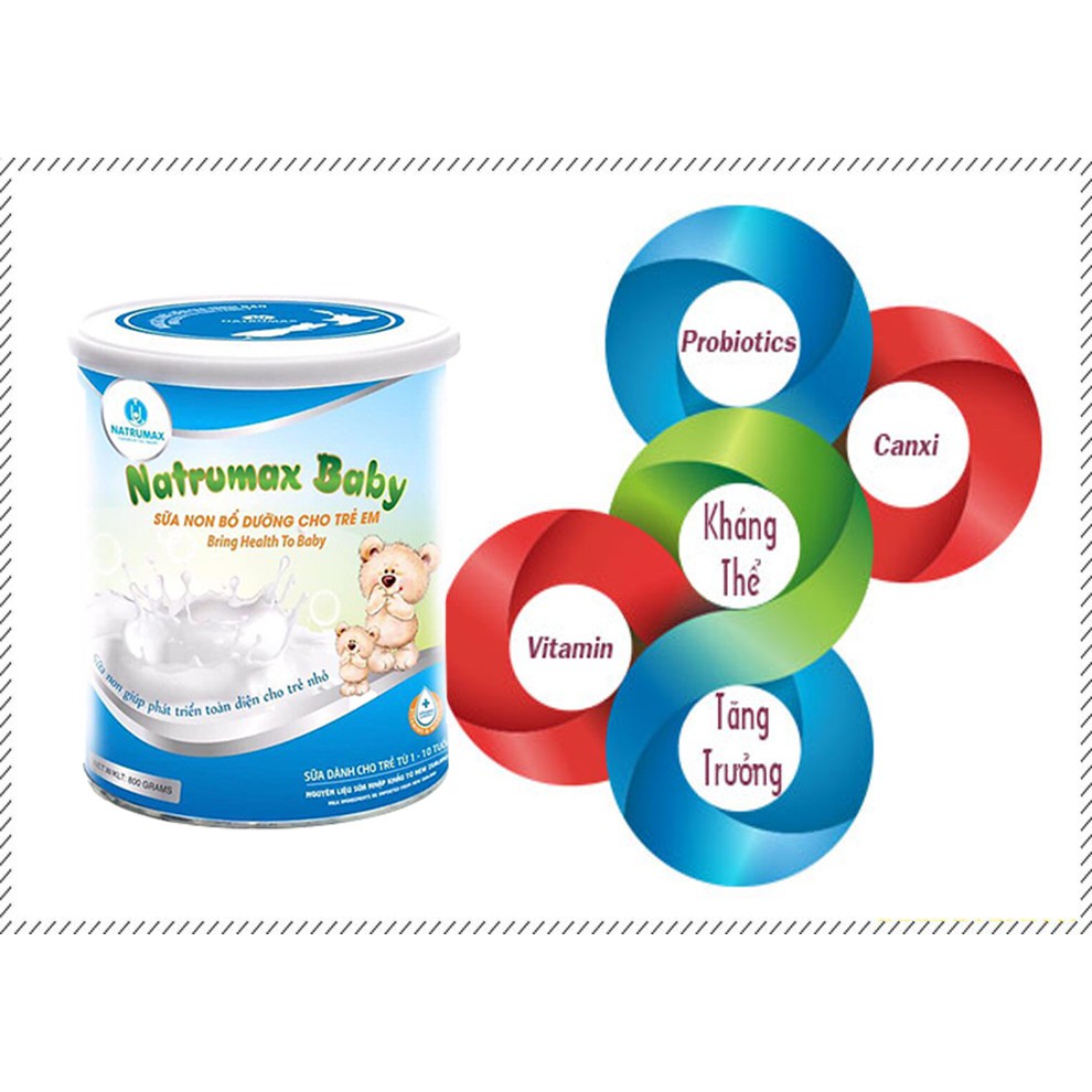 sữa bột NATRUMAX BABY 800G nhập khẩu New zealand