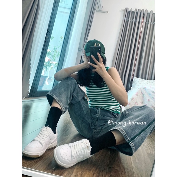 Quần jean viền xanh cao cấp