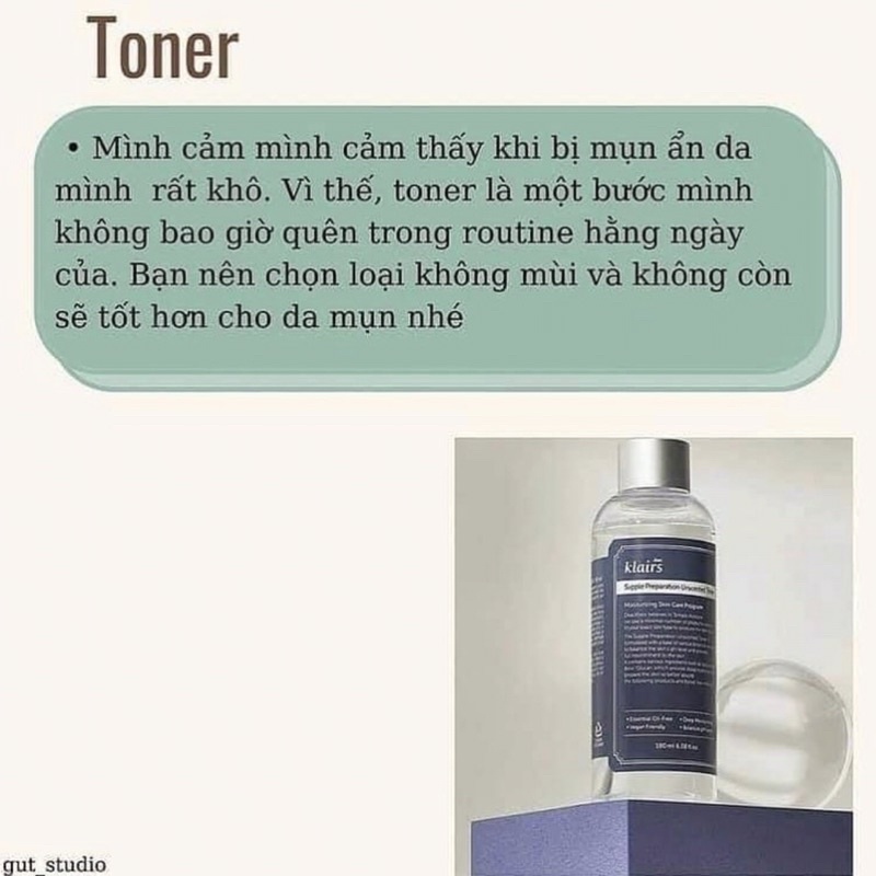 Nước hoa hồng Klairs Supple Preparation Toner