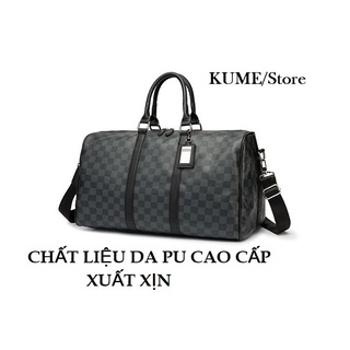 Túi xách tay du lịch đeo chéo nam nữ cao cấp da pu size lớn tiện lơi đi du lịch đi học đi chơi -KUME/store