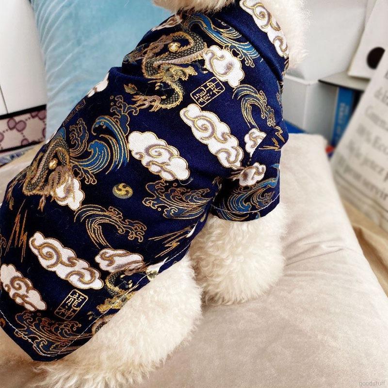 Beauty Dog Clothes Cat New Chinoiserie New Year Clothes Chinese Costume Pet Clothes