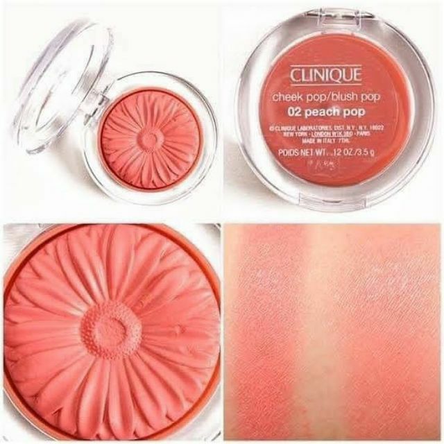 Phấn má hồng Clinique cheek pop blush mini, fullsize