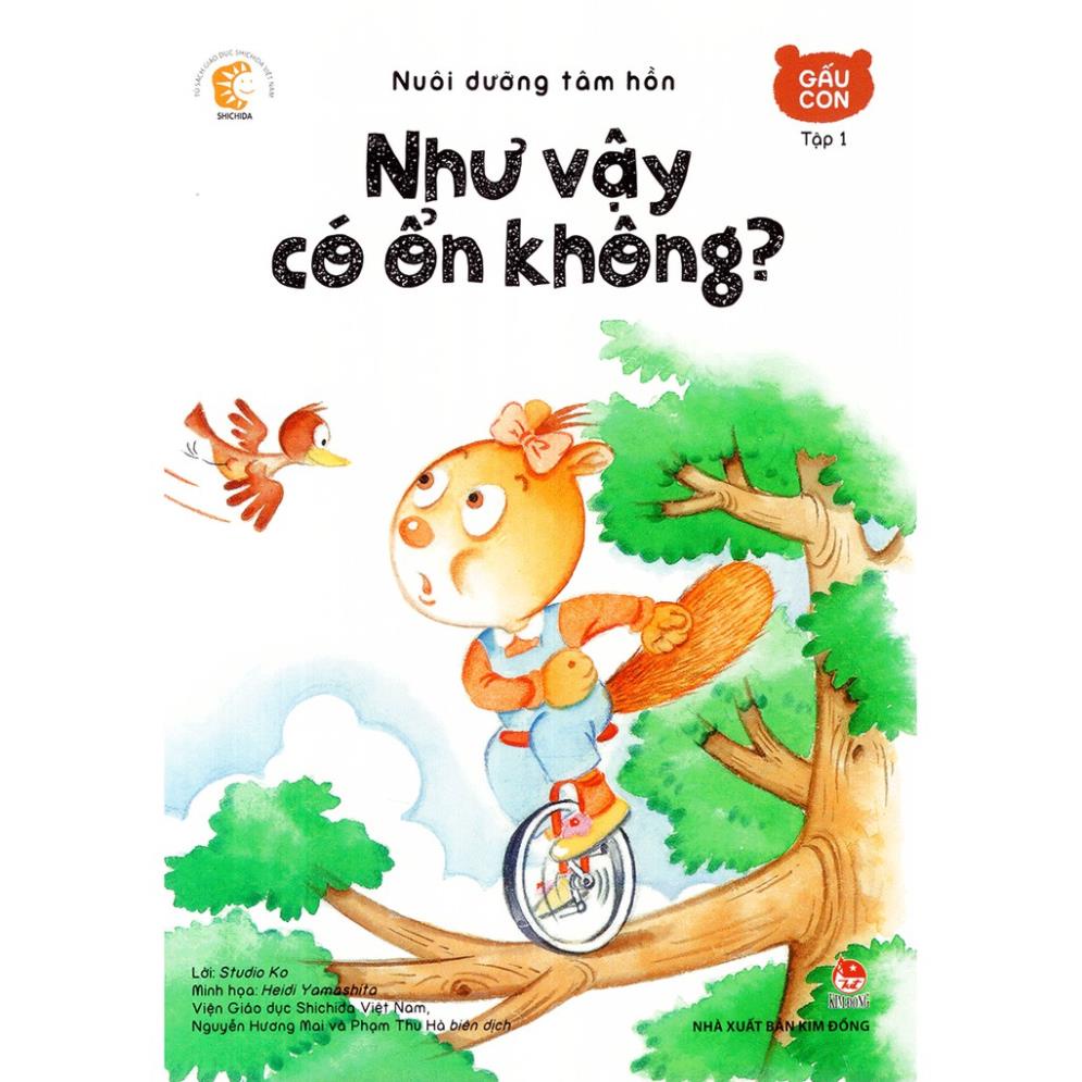 Sách - Nuôi Dưỡng Tâm Hồn - Gấu Con (Hộp 6 cuốn) - NXB Kim Đồng