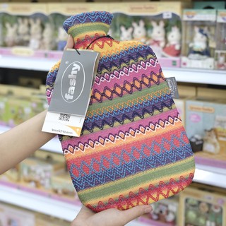 Túi chườm Fashy nhập khẩu Đức size 2L bọc len màu thổ cẩm - túi chườm nóng lạnh - túi chườm bụng kinh