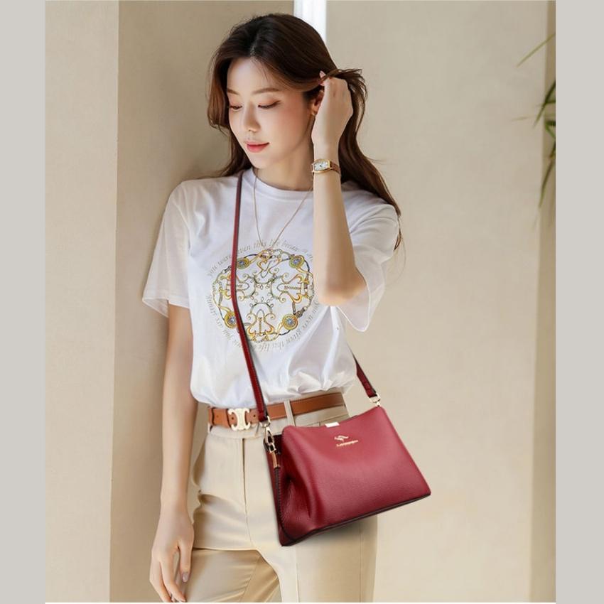 Túi xách nữ đẹp thời trang cao cấp Hàn Quốc công sở KAIDIFEINIROO KF21  Size 26cm