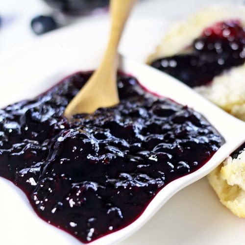 Mứt Việt Quất Blueberry Preserves GOLDEN FARM 210G - ăn kèm kem, sinh tố, bánh mì, sandwich, trà nóng