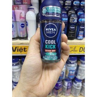 LĂN kHỬ MÙI NIVEA MEN COOL LICK MÁT LẠNH