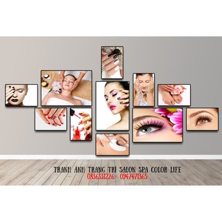 TRANH NAIL MI TRANG TRÍ TIỆM NAILS NỐI MI DÁN TƯỜNG GIÁ RẺ SIÊU ĐẸP TN01 ÁNH DƯƠNG MOKOSA - FL111