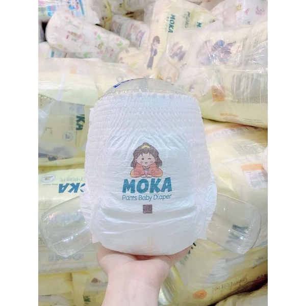 Tã bỉm quần MOKA CHÍNH HÃNG 50 miếng đủ size M/L/XL/XXL/XXXL/XXXXL