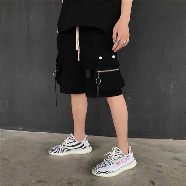 ❤️ GIÁ SỈ ❤️ Quần short unisex nam chất KAKI CÓ KHÓA TÚI PHỐI SỌC