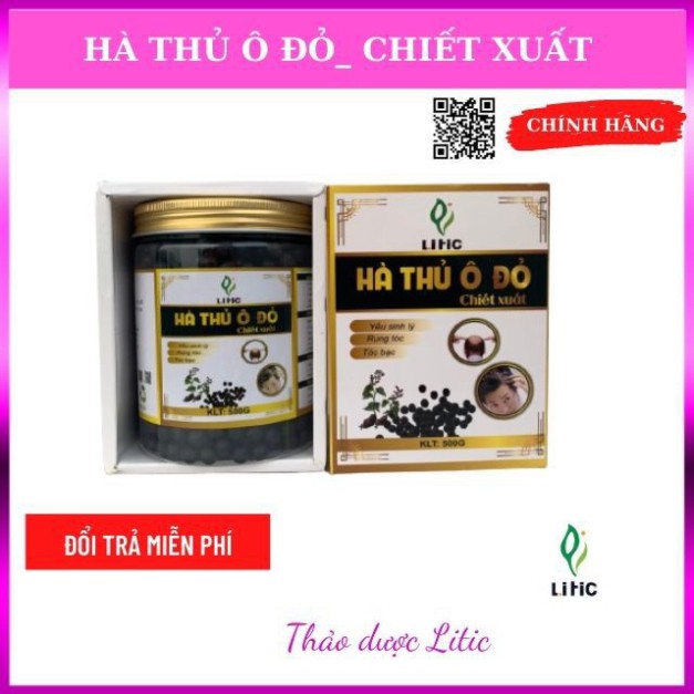 Hà Thủ ô đỏ gold Litic 500g, trị tóc bạc sớm , rụng tóc, hói đầu , giúp đẹp da , mạnh gân cốt , bồi bổ cơ thể litic SHTO | BigBuy360 - bigbuy360.vn