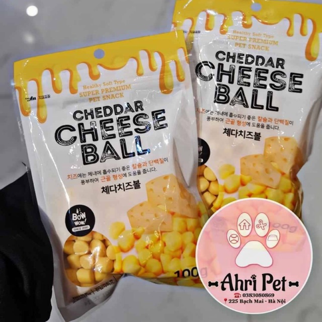 Phô mai viên thú cưng