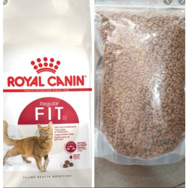 Thức ăn/ Hạt khô Royal Canin Fit 32 gói chiết túi zip dành cho mèo trưởng thành từ 1-7 tuổi