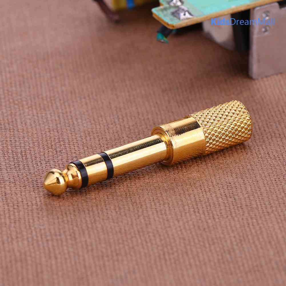 Đầu Nối Âm Thanh Chuyển Đổi Giắc Cắm 6.35mm 1 / 4 inch Sang Ổ Cắm 3.5mm 1 / 8 inch Chuyên Dụng