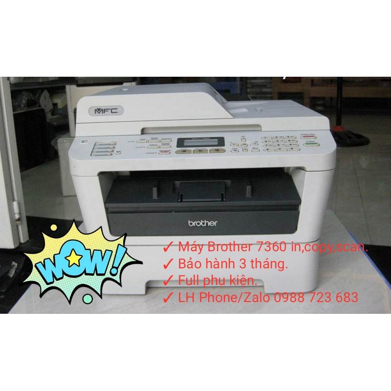 Máy in đa chức năng Brother 7360 đã qua sử dụng