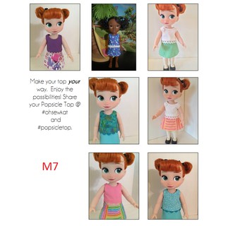 Rập giấy quần áo búp bê M7 (chỉ có áo)