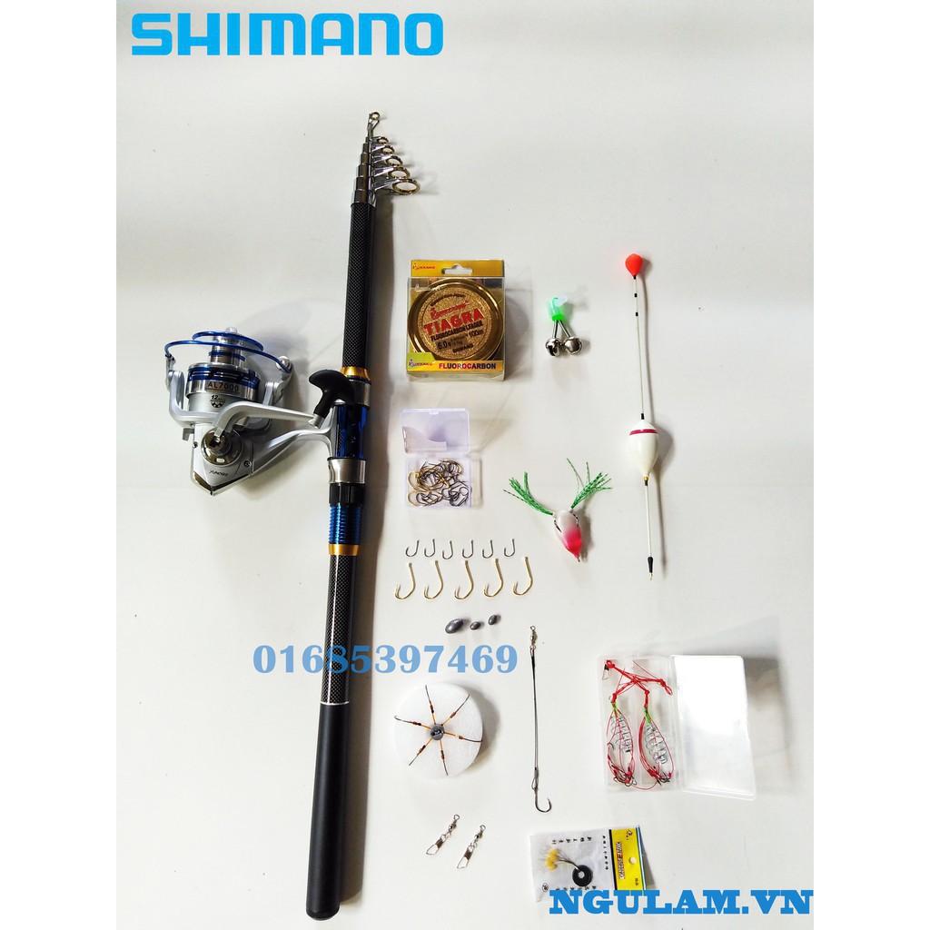 Cần câu cá ❤️FREE SHIP❤️ BỘ CẦN CÂU SHIMANO NEXUS POWER MÁY YUMOSHI AL7000 KIM LOẠI ,đảm bảo rẻ nhất