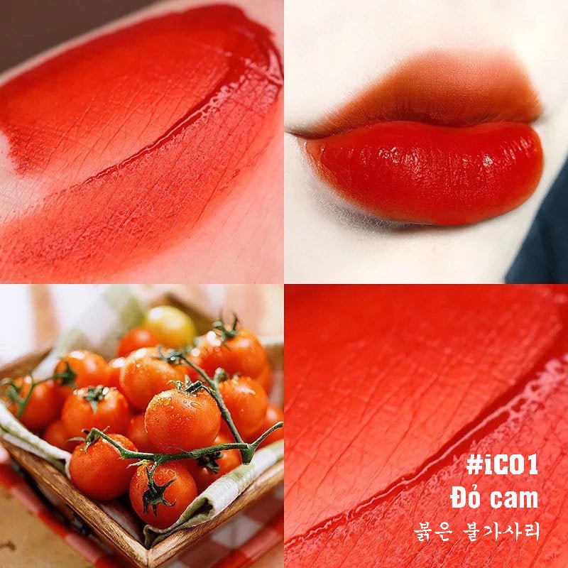 Son kem lì Benew iCloud Velvet Lip Tint giữ màu tự nhiên trên 8 tiếng, son mềm mịn không khô môi, không trôi khi ăn uống