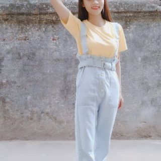 Quần yếm jean cao cấp MDV110308