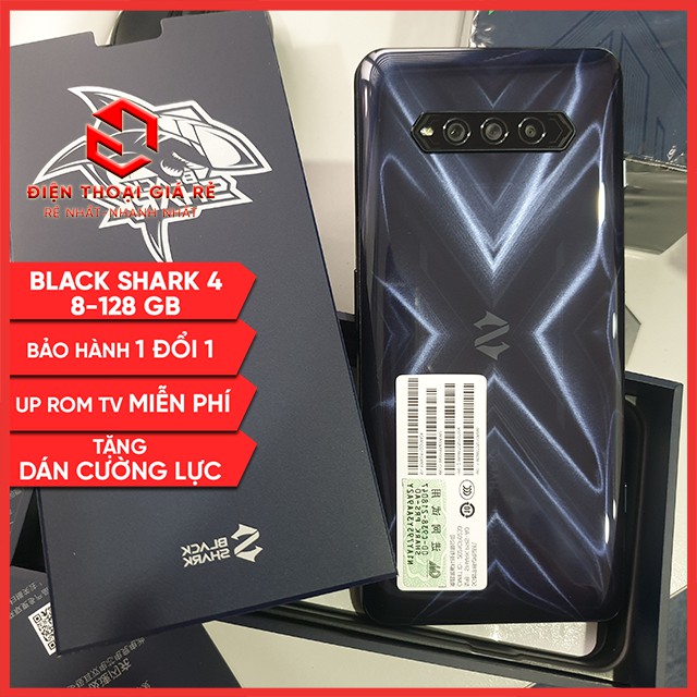 Điện Thoại Xiaomi Black Shark 4 - RAM 8-128GB [Điện thoại giá rẻ, BH 1 đổi 1, tặng dán màn]