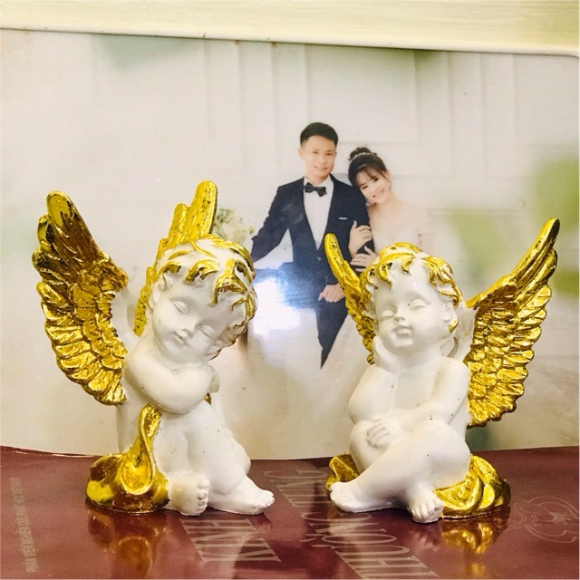 CẶP TƯỢNG THIÊN THẦN DECOR LITTLE ANGEL