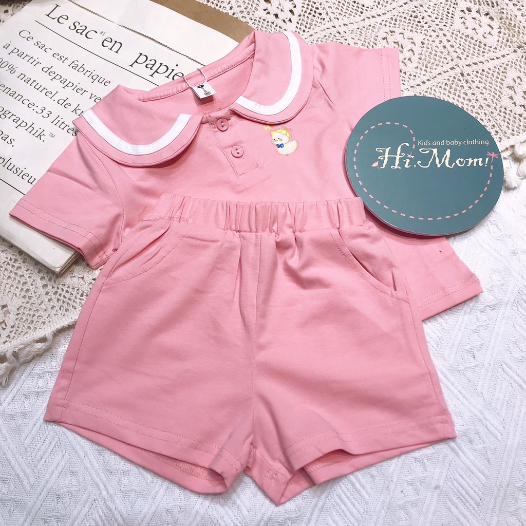 Set bộ cộc đáng yêu bé gái size cho bé từ 10-18kg
