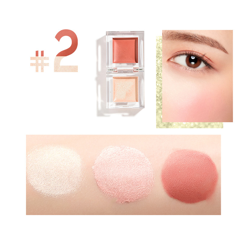 (Hàng Mới Về) Phấn Bắt Sáng Màu Đôi Lấp Lánh Trang Điểm Mặt Và Cơ Thể Hbsj