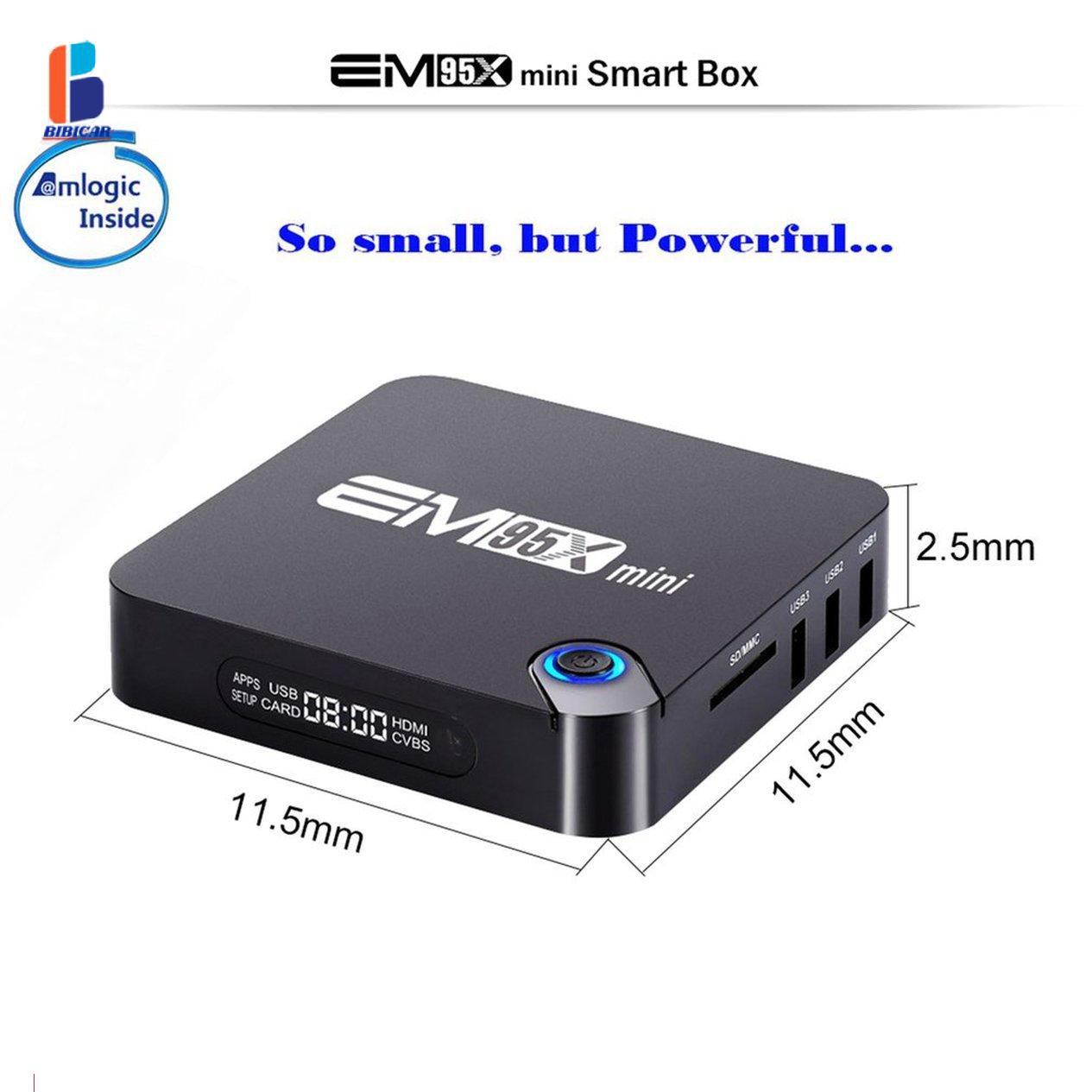 Bộ Tv Box Em95X Mini 4k Amlogic S905W Lõi Tứ Và Phụ Kiện