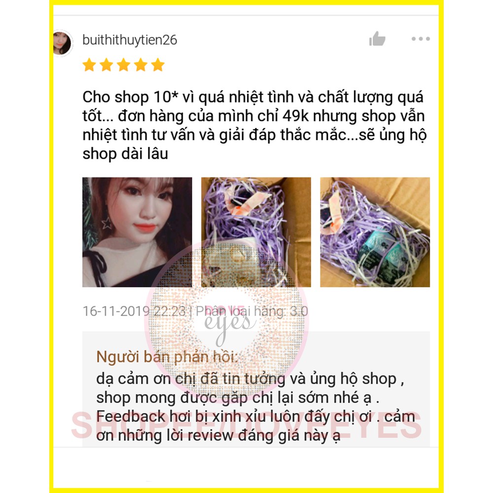 Set lens case ANN365 LENS hình thú có tai đủ màu