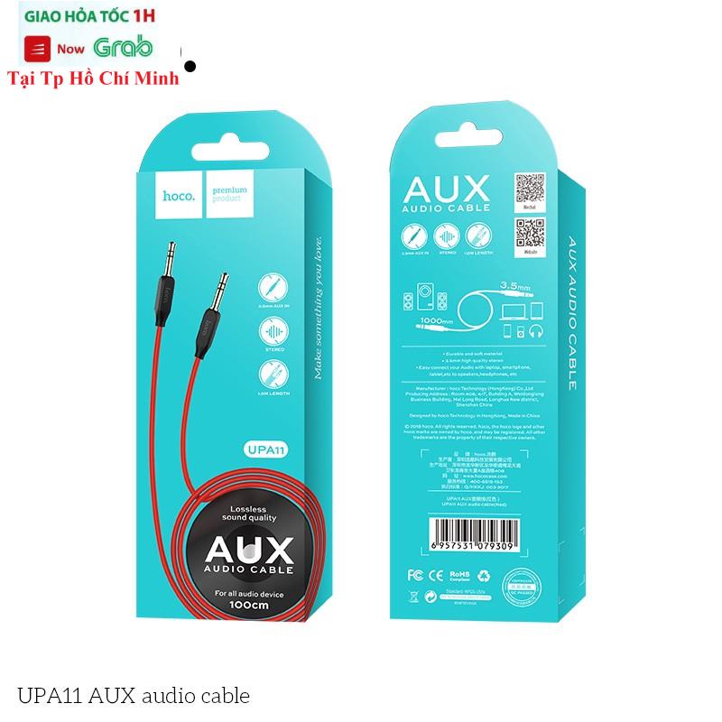 Hoco Upa11 Aux Audio Cable 1M Tpe Outer Braid Flexible Cable