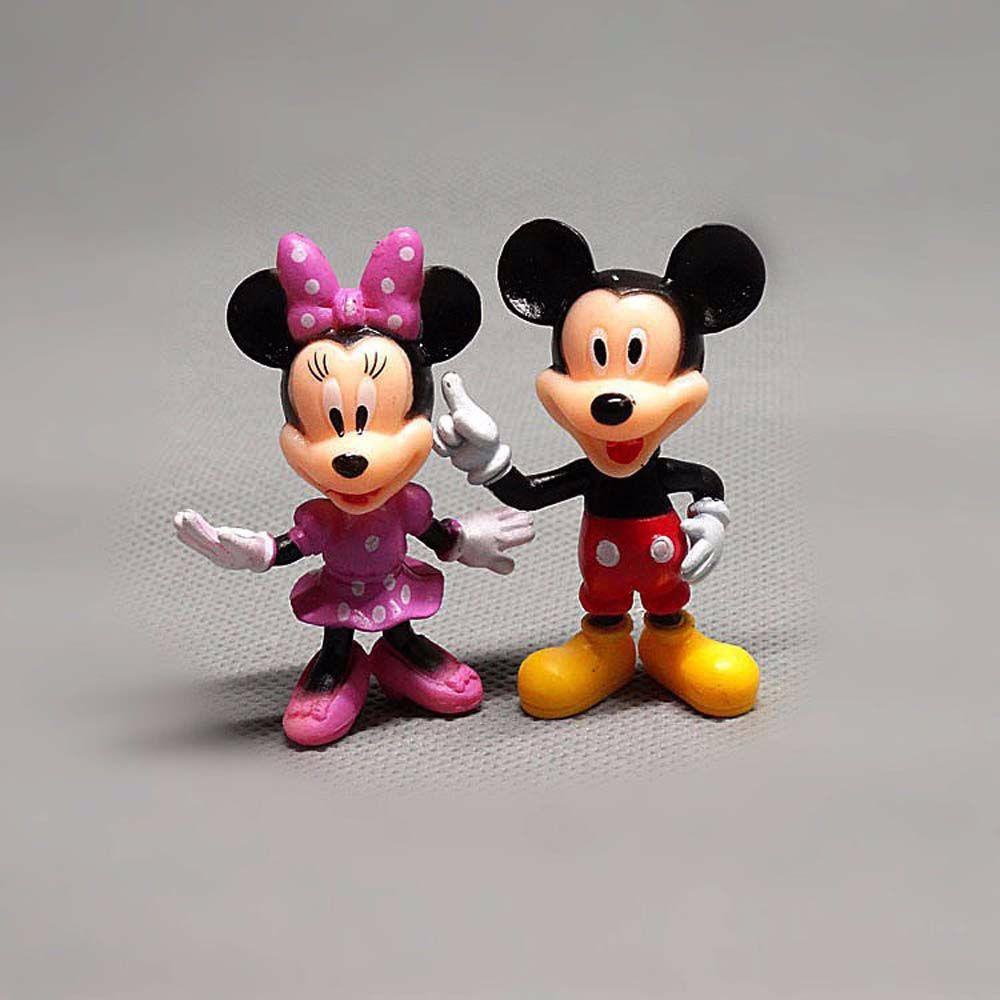 Mô Hình Chuột Mickey Dùng Trang Trí Bánh Kem Bằng PVC