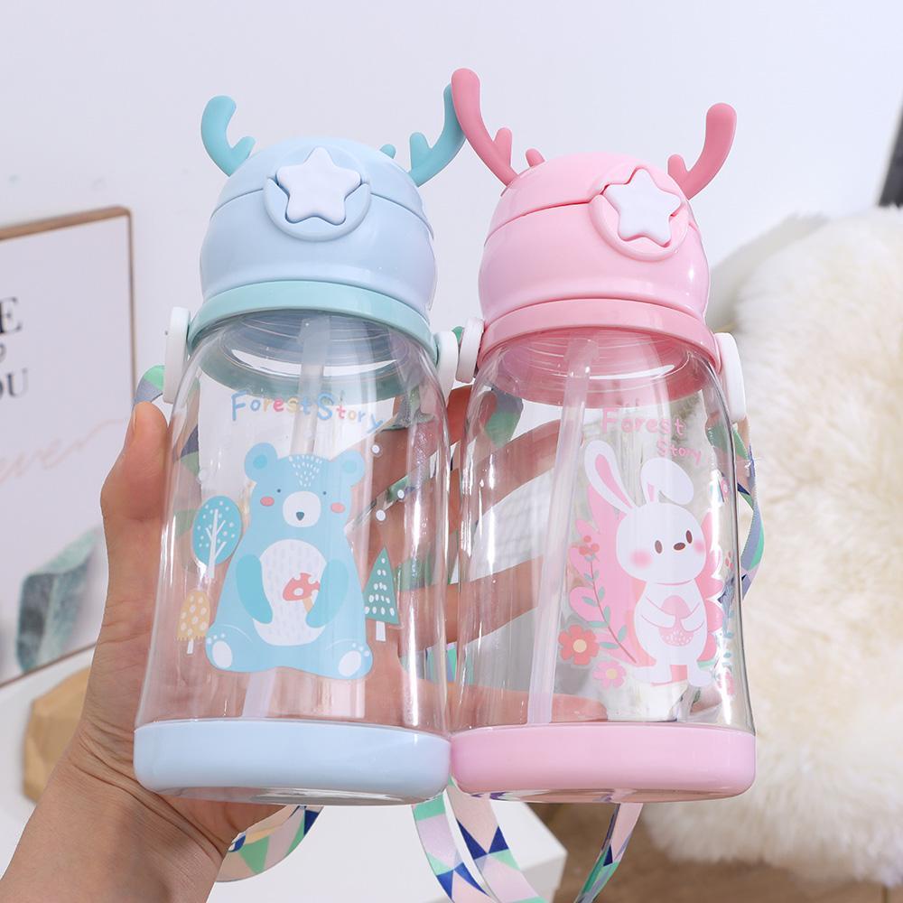 Bình Nước 600ML Thiết Kế Nhỏ Gọn Tiện Dụng Mang Theo Du Lịch
