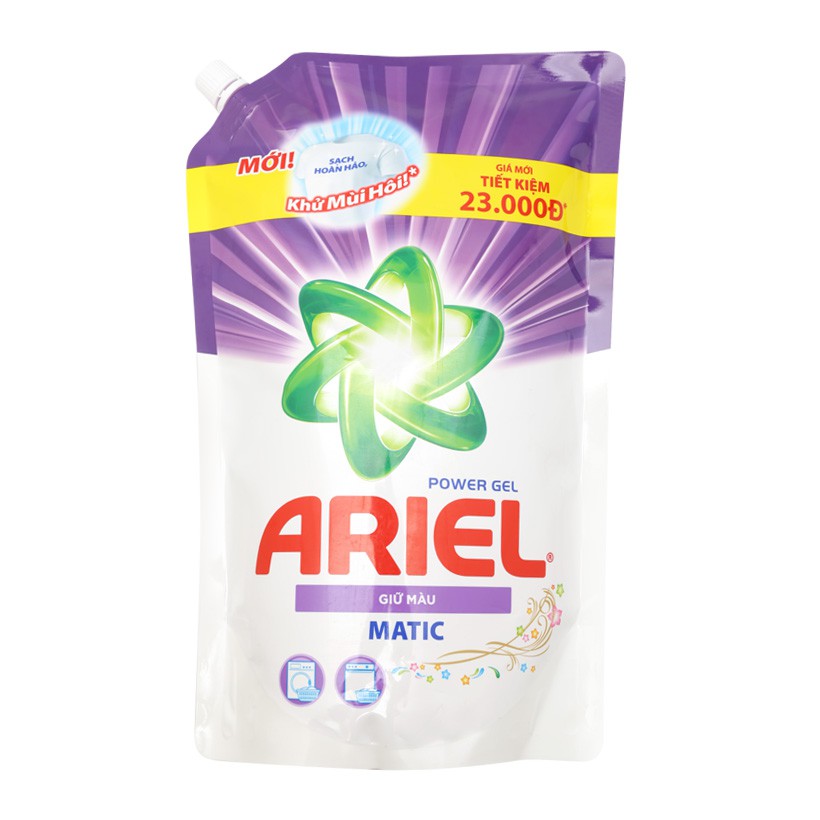 Nước giặt Ariel đậm đặc giữ màu túi 1.25kg