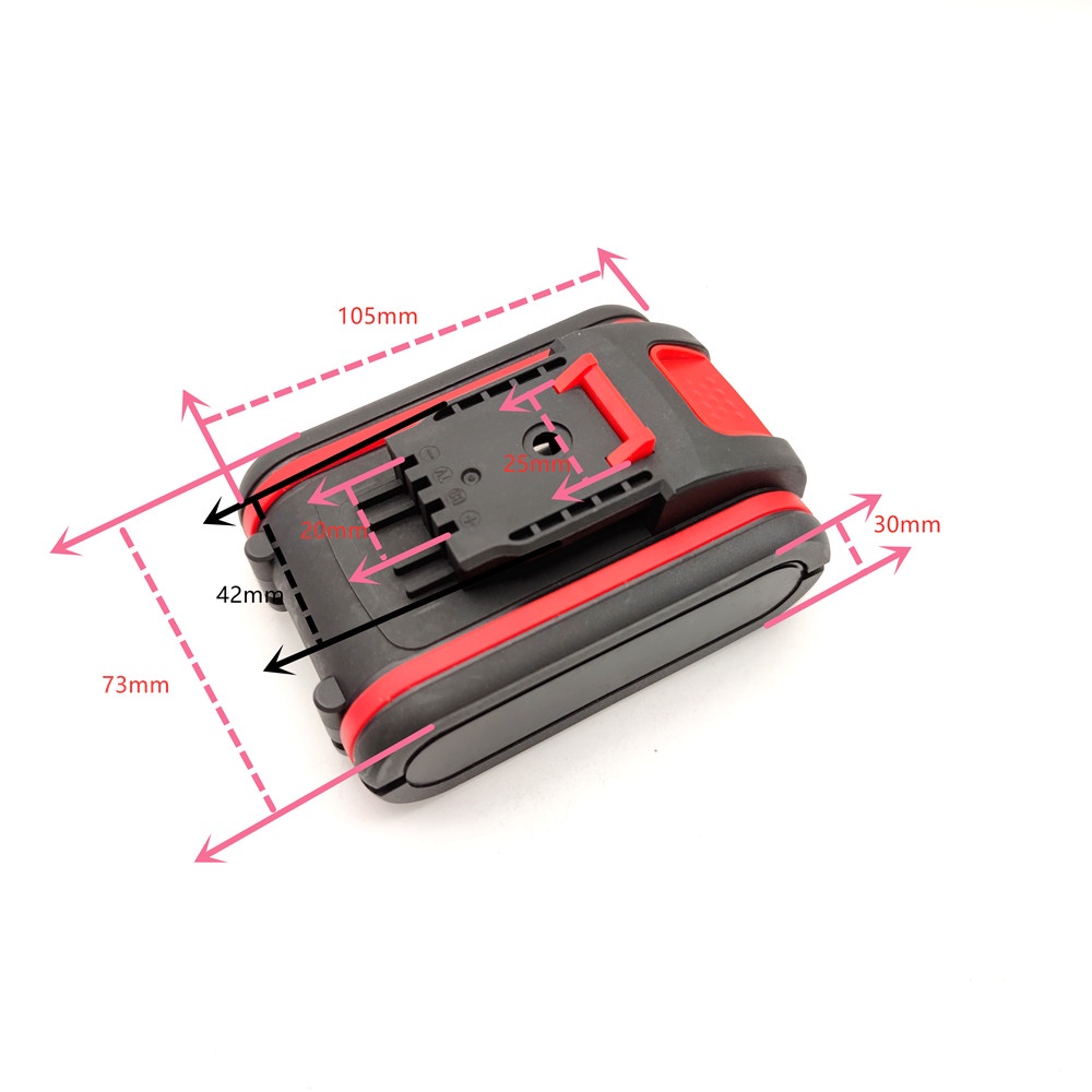 Vỏ mạch pin Voto TQ China 18V - 21V 5S - 2P, lắp 10 cell 18650, giắc đứng