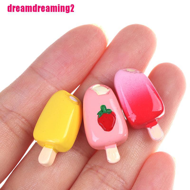 Bộ 5 Que Kem mini Tỉ Lệ 1: 12 / 1: 6 Trang Trí Nhà Búp Bê