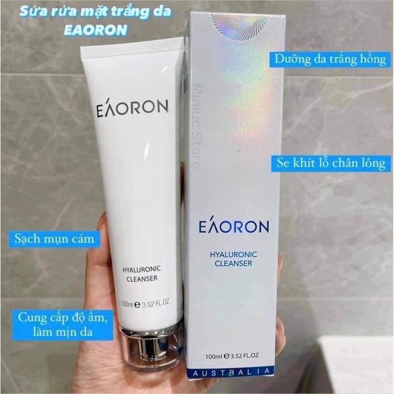 Sữa rửa mặt trắng da Eaoron 100ml Úc