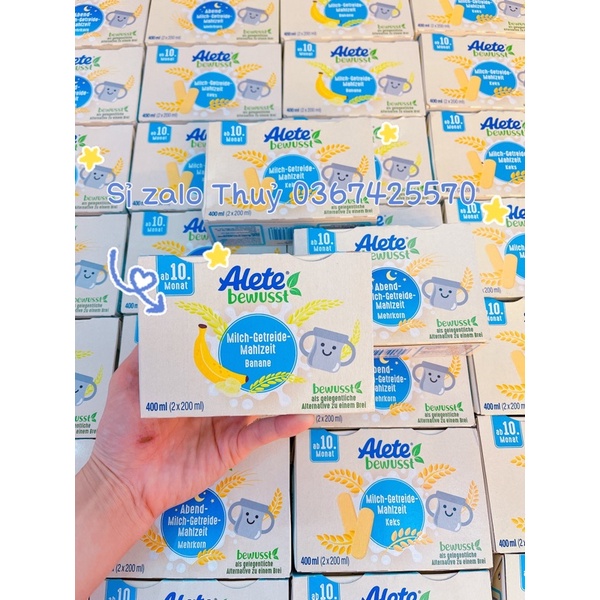 (Air ✈️ đủ bill ) Sữa Alete lốc 2 hộp x 200ml