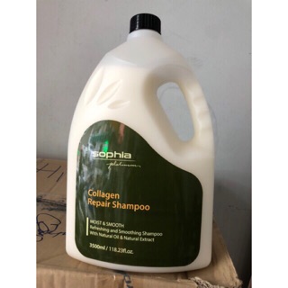 Dầu gội phục hồi Sophia Platinum Collagen Repair Shampoo 3500ml-(NEW)