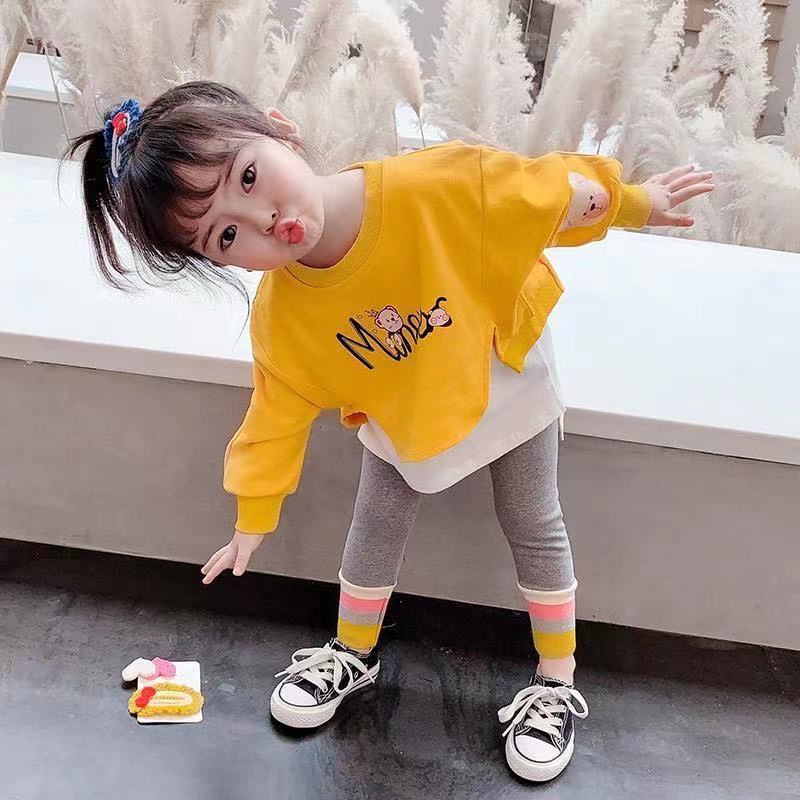 Bộ đồ thời trang xuân thu thiết kế dễ thương cho bé gái