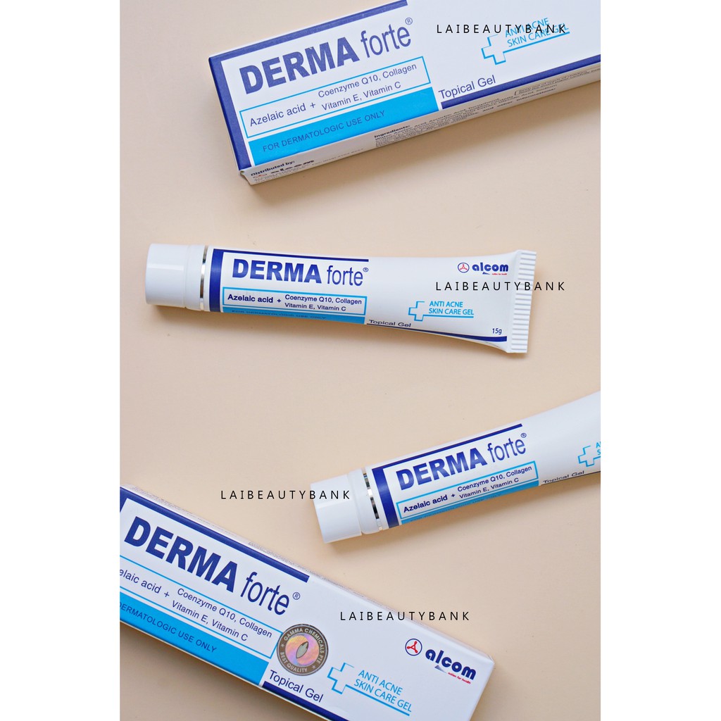 [15g] DERMA forte azelaic acid giảm mụn, giảm thâm, làm sáng da