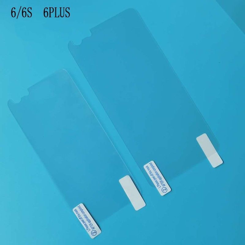 Miếng dán PET dẻo Mặt Sau iphone Trong Suốt &amp; Nhám full mã (tặng giấy lau 1-2)