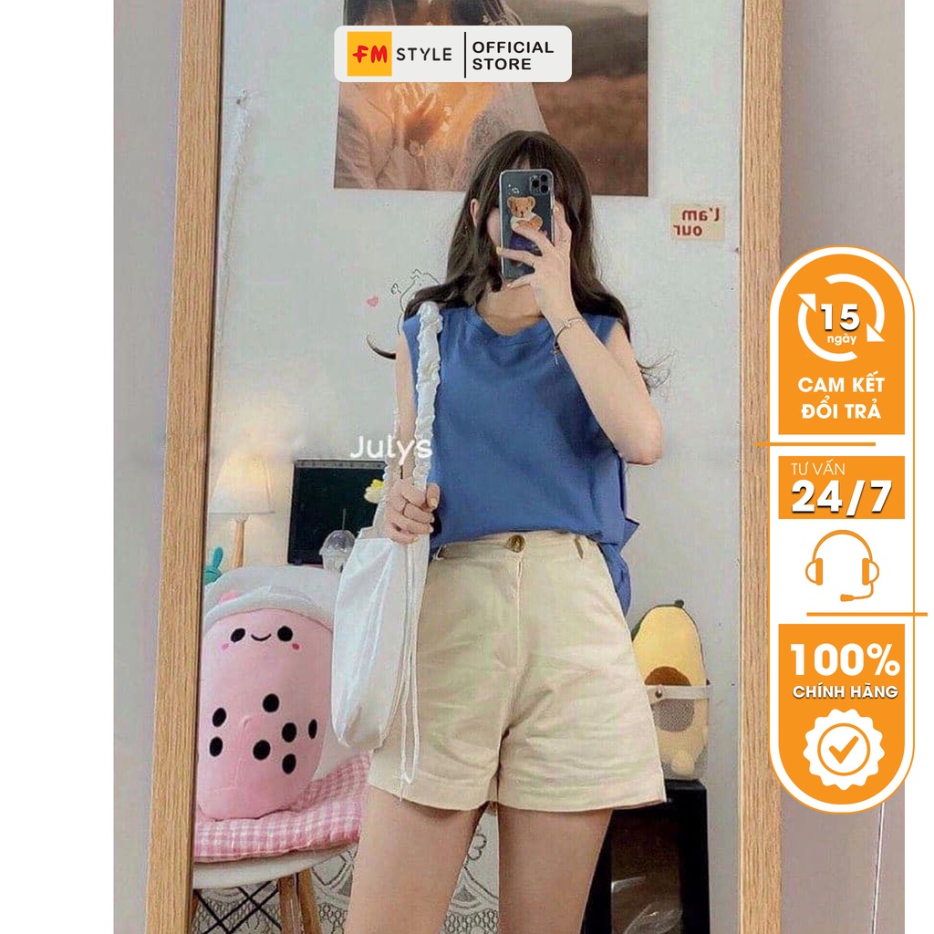 Áo thun ba lỗ nữ FM Style tanktop form rộng oversize vải thun lạnh cao cấp co giãn 4 chiều cá tính 21060664