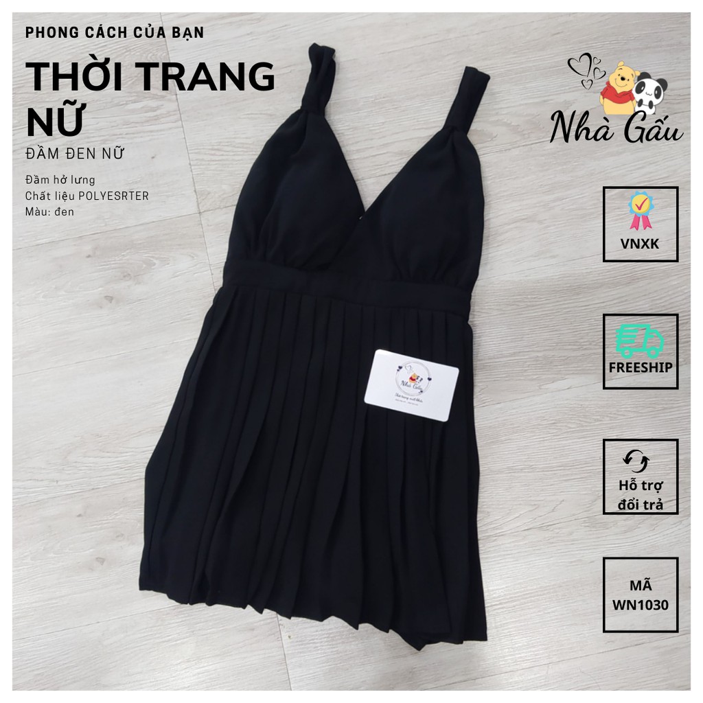 Đầm I.N Francisco đen Black I.N Francisco dress WN1030