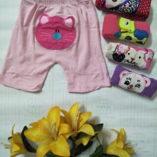 Set 5 quần đùi  Carter bé trai bé gái mông thú